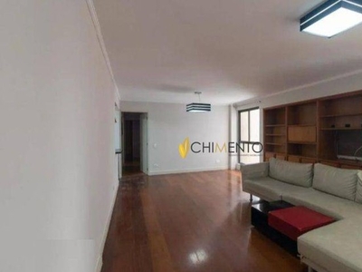 Apartamento com 3 dormitórios para alugar, 146 m² por R$ 3.500/mês - Vila Bastos - Santo A