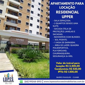 Apartamento para locação, Paiaguás, Cuiabá, MT