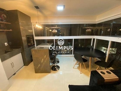 Lindo apartamento mobiliado com 109m² e excelente localização em Uberlândia/MG.