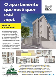 Apartamento com 2 quartos à venda no bairro Caiçaras, 56m²