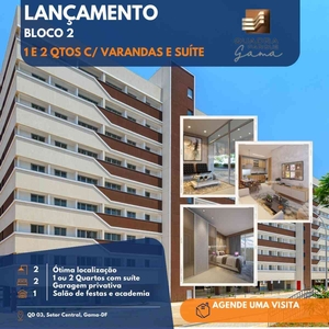 Apartamento com 2 quartos à venda no bairro Setor Central, 54m²