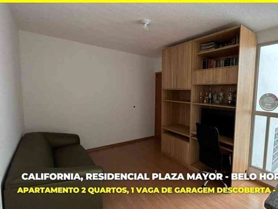 Apartamento com 2 quartos para alugar no bairro Califórnia, 48m²