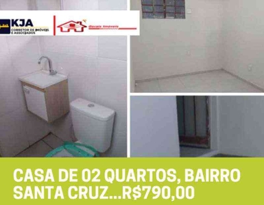 Casa com 1 quarto para alugar no bairro Santa Cruz, 50m²