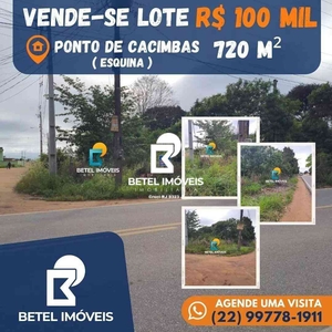 Lote à venda no bairro Ponto de Cacimbas, 720m²