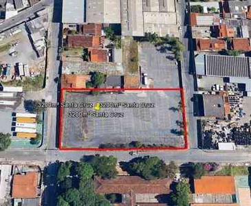 Lote à venda no bairro Santa Cruz, 400m²