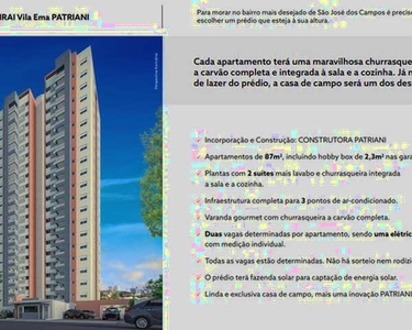 Apartamento para venda com 87 metros quadrados com 2 quartos