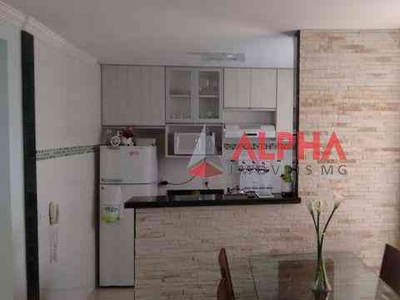 Apartamento com 2 quartos à venda no bairro Sapucaias III, 50m²