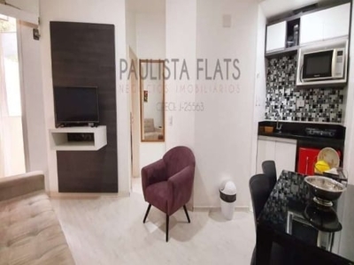 Flat com 1 quarto para alugar na alameda campinas, 675, jardim paulista, são paulo, 30 m2 por r$ 2.210