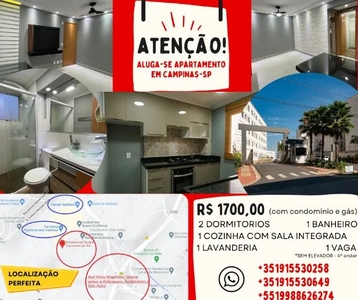 Aluga-se Apartamento em Campinas - São Paulo