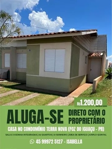 Aluga-se casa no Condomínio Terra Nova