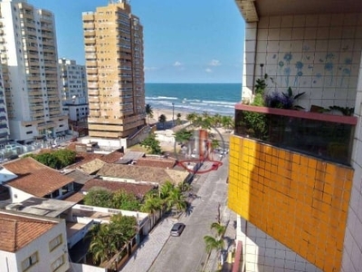 Apartamento com 1 dormitório à venda, 55 m² por r$ 235.000,00 - ocian - praia grande/sp