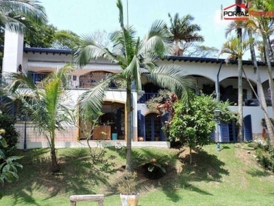 Casa com 4 dormitórios, 550 m² - venda por r$ 2.000.000,00 ou aluguel por r$ 29.016,00/mês - granja viana - cotia/sp