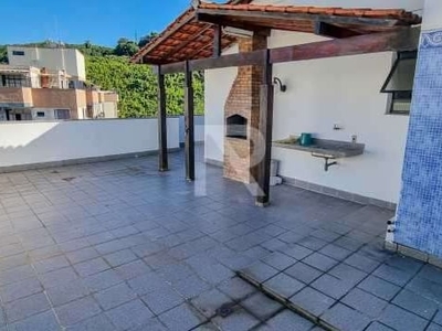 Cobertura com 2 quartos à venda na rua noronha torrezão, santa rosa, niterói, 126 m2 por r$ 699.000