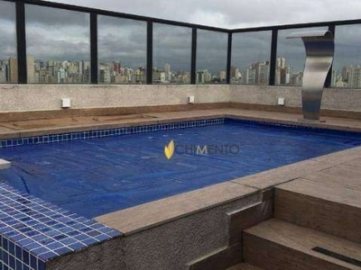 Cobertura com 3 dormitórios, 330 m² - venda por r$ 1.960.000 ou aluguel por r$ 9.600/mês - saúde - são paulo/sp