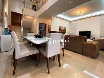 Casa com 3 dormitórios para alugar, 220 m² por r$ 8.295/mês - condomínio portal de bragança horizonte - bragança paulista/sp