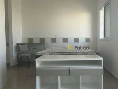 Apartamento com 1 dormitório para alugar, 42 m² por R$ 2.800,99/mês - Jardim do Mar - São