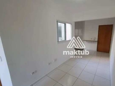 Cobertura com 2 dormitórios para alugar, 90 m² por R$ 1.935,00/mês - Vila Linda - Santo An