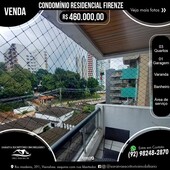 Apartamento para venda possui 117 metros quadrados com 3 quartos em Chapada - Manaus - AM