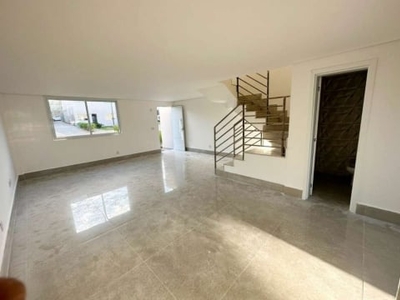 Casa em condomínio fechado com 3 quartos à venda na rua toronto, 1, trevo, belo horizonte por r$ 750.000