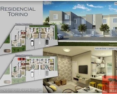 Casa para venda possui 43 metros quadrados com 2 quartos em São Pedro - Esmeraldas - MG