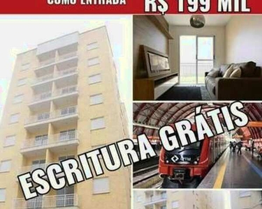 Mude agora saia do aluguel 50m² com sacada e 1 vaga