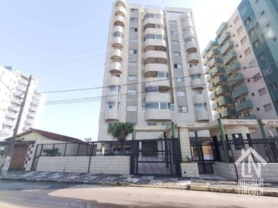Apartamento com 1 dormitório frente mar em mongaguá, por r$ 220.000