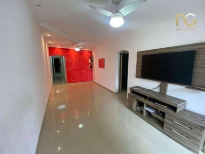 Apartamento com 2 dormitórios à venda, 77 m² por r$ 450.000,00 - canto do forte - praia grande/sp
