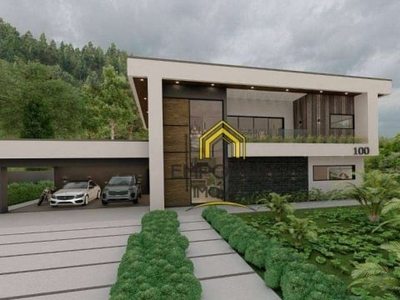 Casa com 5 dormitórios à venda, 550 m² por r$ 4.300.000 - alpes da cantareira - mairiporã/sp