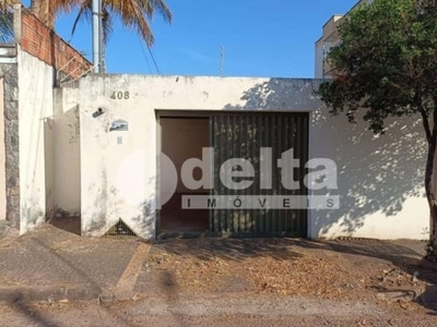 Casa para aluguel, 2 quartos, 1 vaga, santa mônica - uberlândia/mg