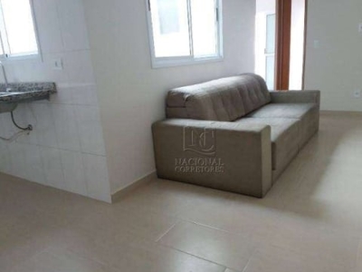 Cobertura com 2 dormitórios à venda, 88 m² por r$ 360.400,00 - vila humaitá - santo andré/sp