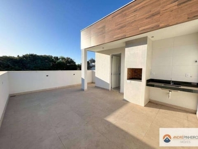 Cobertura com 3 quartos à venda, 110 m² por r$ 690.000 - itapoã - belo horizonte/mg