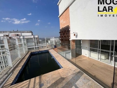 Cobertura duplex para locação em mogi das cruzes, 248m² - vila oliveira - reserva do itapety