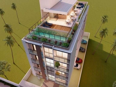 Flat com 1 dormitório à venda, 22 m² por r$ 174.642,68 - intermares - cabedelo/pb