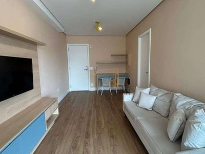 Flat com 1 dormitório para alugar, 42 m² por r$ 3.246,00/mês - centro - são bernardo do campo/sp