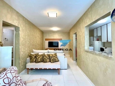 Flat com 2 dormitórios, sacada com vista mar, lazer completo, à venda na praia das pitangueiras - guarujá/sp