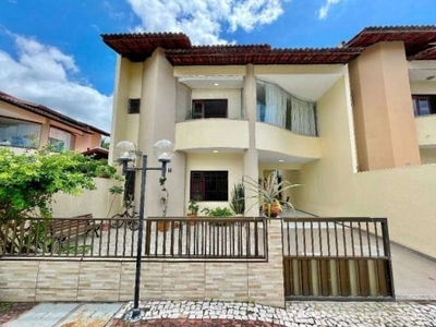 Oportunidade de casa em condomínio com 150m², 3 suítes e 3 vagas no bairro sapiranga, fortaleza-ce