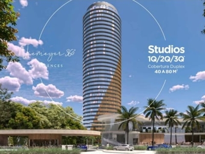 Studio a venda torre niemeyer 360 residencial.