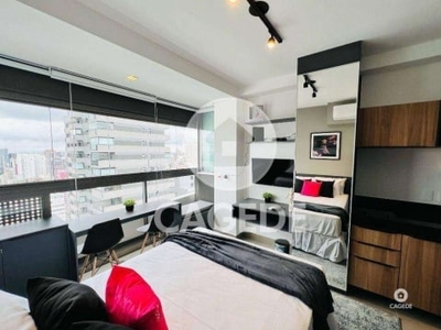 Studio com 1 dormitório à venda, 19 m² por r$ 550.000,00 - pinheiros - são paulo/sp