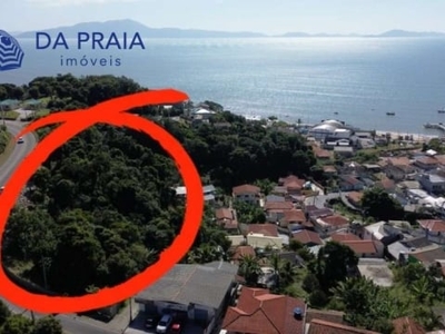 Terreno à venda na rodovia municipal francisco wollinger, 10519, canto dos ganchos, governador celso ramos por r$ 470.000