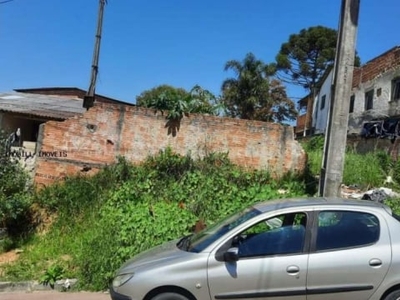 Terreno para venda em fazenda rio grande, gralha azul