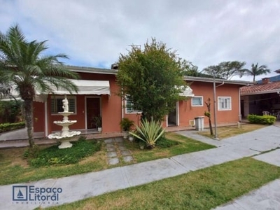 Casa com 4 dormitórios para alugar, 360 m² por r$ 5.700,00/mês - cidade jardim - caraguatatuba/sp