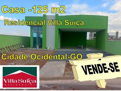 #venda #casa no Residencial Villa Suíça - 125 m2- Cidade Ocidental #condominio #casaemcond