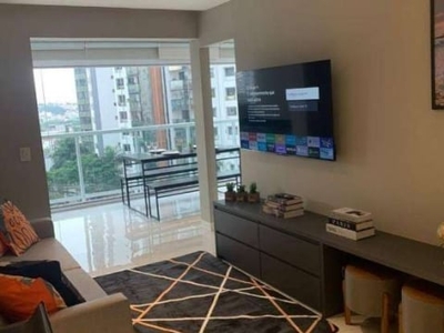 Apartamento com 1 dormitório, 52 m² - venda por r$ 800.000,00 ou aluguel por r$ 5.665,00/mês - vila regente feijó - são paulo/sp