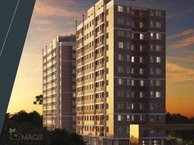 Apartamento com 2 dormitórios , 45 m², vaga, condomínio clube - prado velho - curitiba/pr