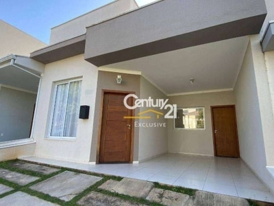 Casa com 3 dormitórios para alugar, 105 m² por r$ 4.481,60/mês - jardim vista verde - indaiatuba/sp