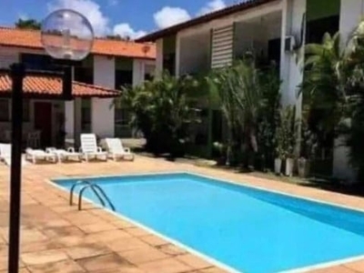 Casa em condomínio fechado com 1 quarto à venda na praia do flamego, stella maris, salvador por r$ 279.000