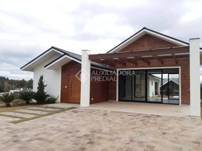 Casa em condomínio fechado com 3 quartos à venda na land haus, 222, moinhos d'água, lajeado, 230 m2 por r$ 1.100.000