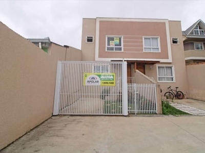 Casa em condomínio fechado com 3 quartos para alugar na rua rio jaguaribe, 994, bairro alto, curitiba, 80 m2 por r$ 2.650