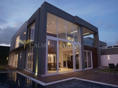 Casa em condomínio fechado com 6 quartos à venda na rodovia ba-099 - estrada do côco, 500, guarajuba, camaçari, 277 m2 por r$ 2.900.000