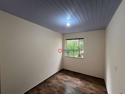 Casa/kitnet com 2 dormitórios para alugar, 60 m² por r$ 1.650/mês - santa cruz - guarapuava/pr